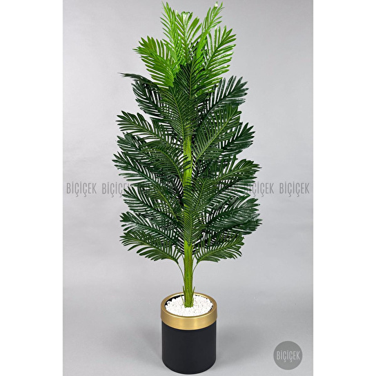 Biçiçek Yapay Areka Ağacı 160-180 Cm Siyahaltin170cm