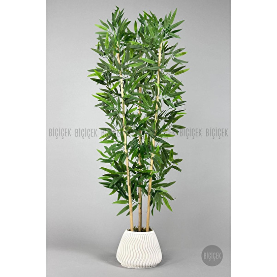 Biçiçek Yapay Bambu Ağacı 140cm Yoğun Yapraklı 150555100