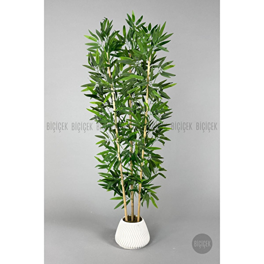 Biçiçek Yapay Bambu Ağacı 140cm Yoğun Yapraklı 150555100