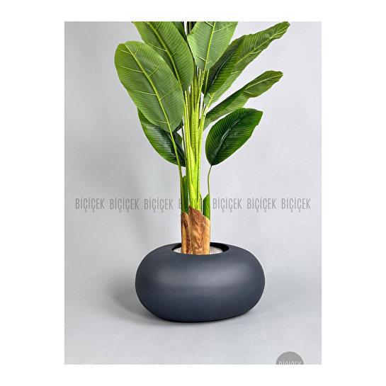Biçiçek Yapay Muz Ağacı 185-220 Cm Gri1