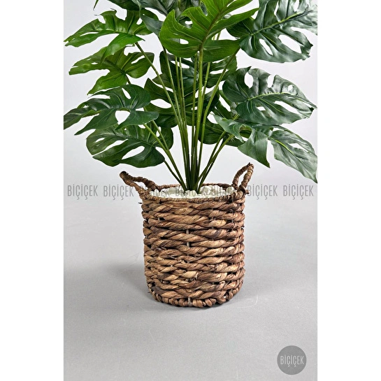 Biçiçek Yapay Monstera Deve Tabanı 65-70 Cm Çok Renkli