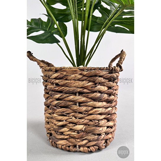 Biçiçek Yapay Monstera Deve Tabanı 65-70 Cm Çok Renkli