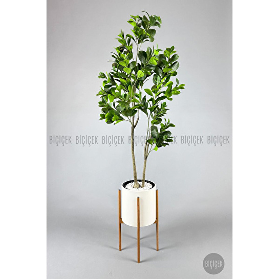 Biçiçek Yapay Manolya Ağacı 150-180cm Krem1