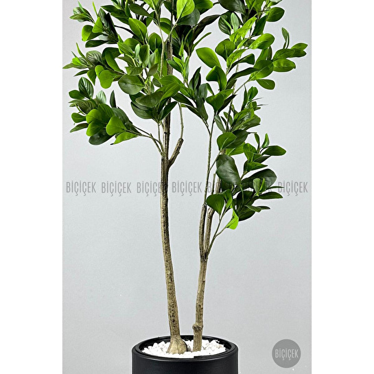 Biçiçek Yapay Manolya Ağacı 150-180cm Siyah