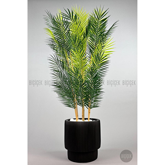 Biçiçek Yapay Areka Palmi̇yesi̇ 6 Gövde Gala Saksida Yoğun Yaprakli 3