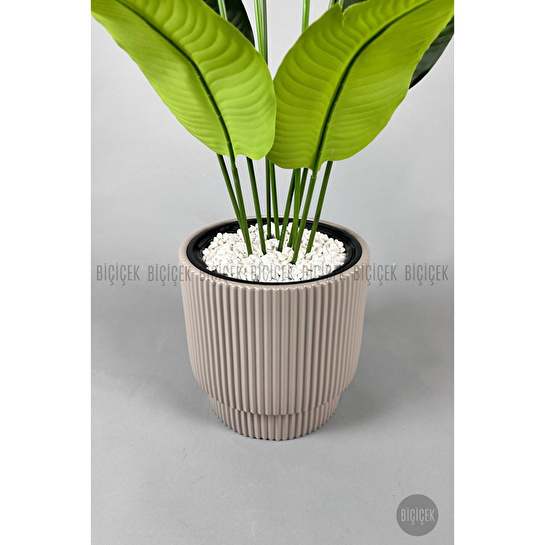 Biçiçek Yapay Muz Ağacı 145-185 Cm Kahverengi