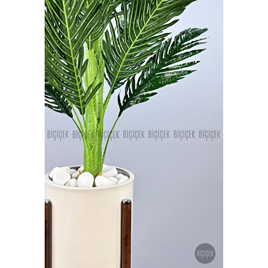 Biçiçek 150cm Areka Ağacı Ayaklı Metal Saksıda 1