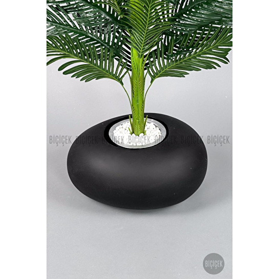 Biçiçek Yapay Areka Ağacı 160-180 Cm Siyahfi̇ber170cm