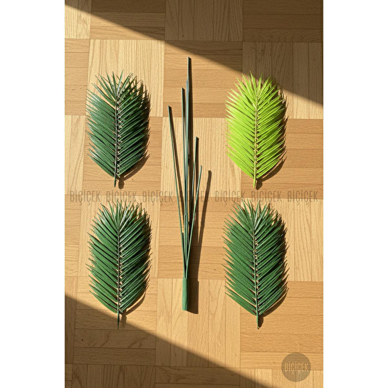 Biçiçek Areka Ağaci 24 Yaprakli 120-130 Cm Çok Renkli