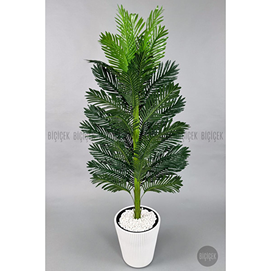Biçiçek Yapay Areka Ağacı 160-180 Cm Beyazluna180cm