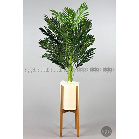 Biçiçek 150cm Areka Ağacı Ayaklı Metal Saksıda 2