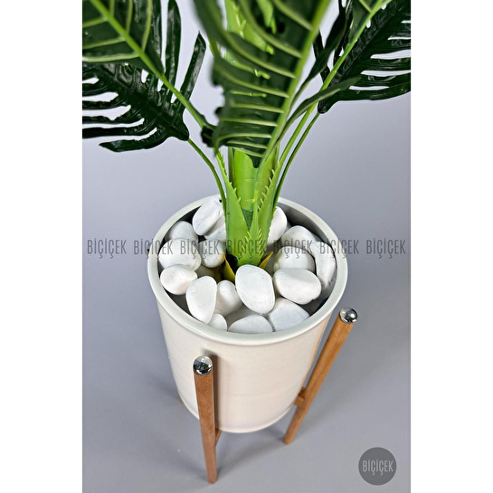 Biçiçek 150cm Areka Ağacı Ayaklı Metal Saksıda 2