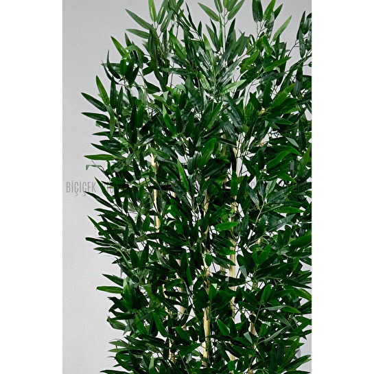 Biçiçek Yapay Bambu Ve Benjamin 6 Dallı Yoğun Yapraklı 220 Cm Siyahbambu