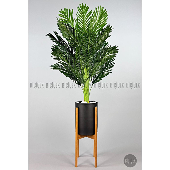 Biçiçek 150cm Areka Ağacı Ayaklı Metal Saksıda 5