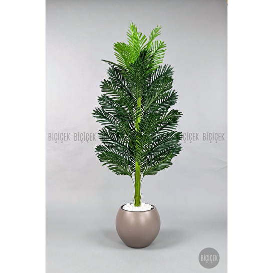 Biçiçek Yapay Areka Ağacı 160-180 Cm Kahverengiküre170cm