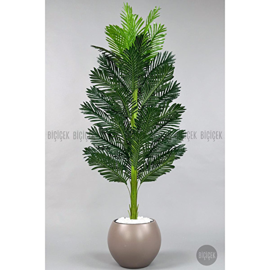 Biçiçek Yapay Areka Ağacı 160-180 Cm Kahverengiküre170cm