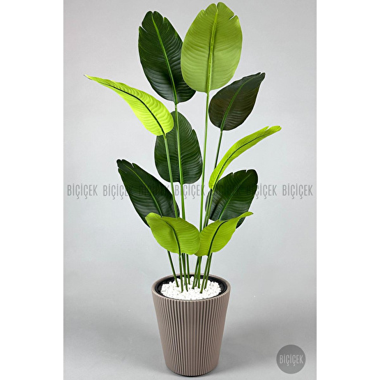 Biçiçek Yapay Muz Ağacı 145-185 Cm Kahverengi2