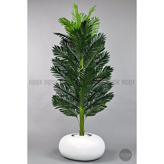 Biçiçek Yapay Areka Ağacı 160-180 Cm Beyazfi̇ber170cm