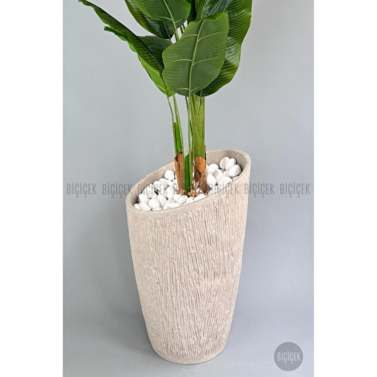 Biçiçek Yapay Muz Ağacı 230 Cm Lux Dış Mekan Saksıda 2