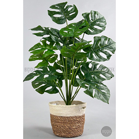 Biçiçek Yapay Monstera Deve Tabanı 65-70 Cm Hasir3