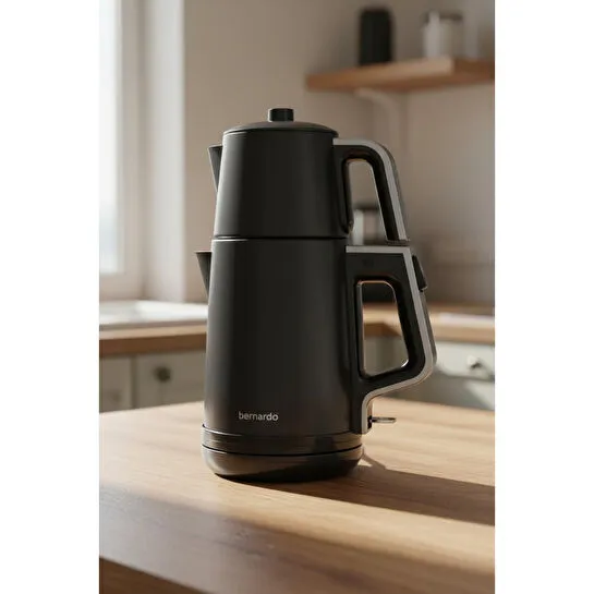 Bernardo Riva Çelik Çay Makinesi Siyah