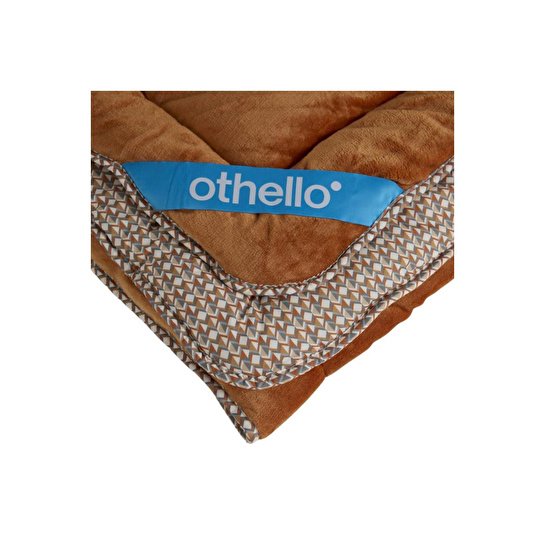 Othello Tek Kişilik Çift Taraflı Welsoft Comforter Yorgan Seti Orange 155x215 Cm - Dormio Soft Trigo Serisi