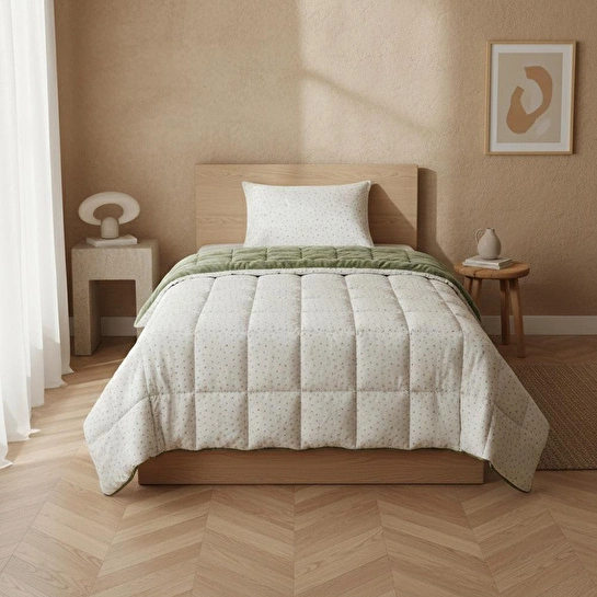 Othello Tek Kişilik Çift Taraflı Welsoft Comforter Yorgan Seti 155x215 Cm - Dormio Soft Punto Serisi