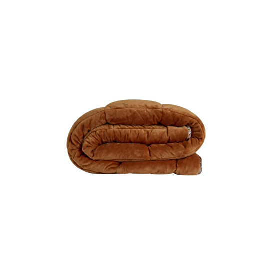 Othello Çift Kişilik Çift Taraflı Welsoft Comforter Yorgan Seti Orange 195x215 Cm - Dormio Soft Trigo Serisi