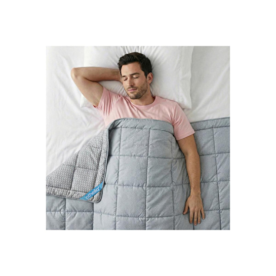 Othello Kullanımı Kolay Çift Kişilik Yorgan 195x215 Cm Vizon - Dormio Trigo Serisi