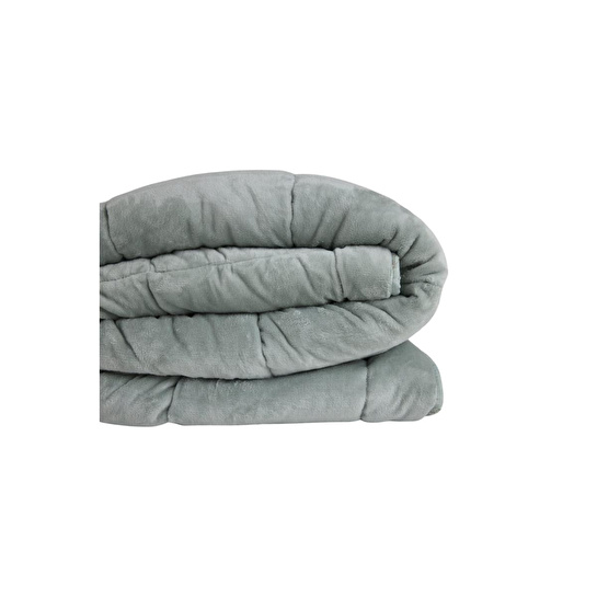 Othello Tek Kişilik Çift Taraflı Welsoft Comforter Yorgan Seti Yeşil 155x215 Cm - Dormio Soft Bloom Serisi