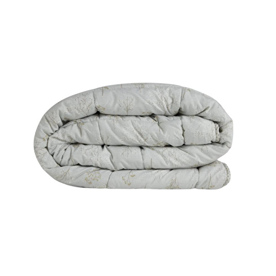 Othello Kullanımı Kolay Çift Kişilik Yorgan 195x215 Cm Krem - Dormio Bloom Serisi