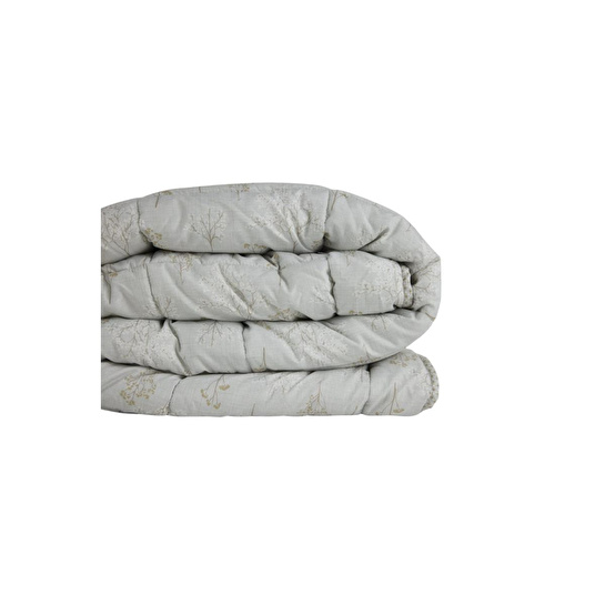 Othello Kullanımı Kolay Çift Kişilik Yorgan 195x215 Cm Krem - Dormio Bloom Serisi