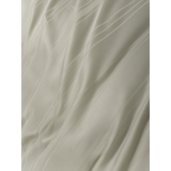 Cotton Box Smart Bambu Saten Çift Kişilik Nevresim Takımı Stripe Bej