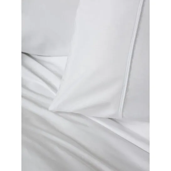 Cotton Box Silky Saten Çift Kişilik Nevresim Takımı Beyaz