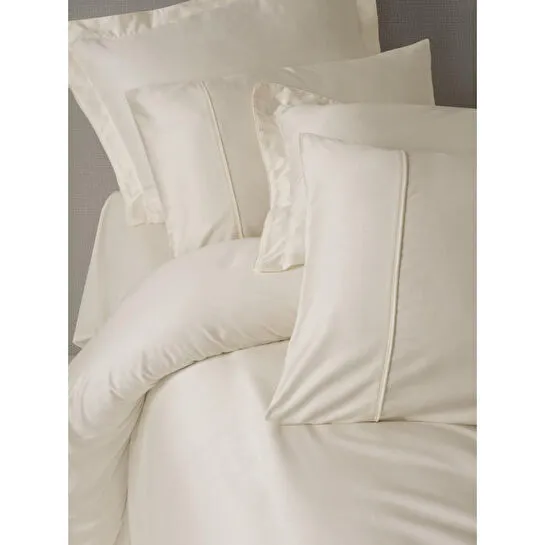 Cotton Box Silky Saten King Size Nevresim Takımı Ekru