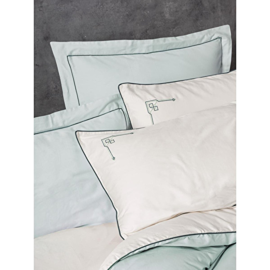 Cotton Box Elite Saten Çift Kişilik Nevresim Takımı Vanko Mint