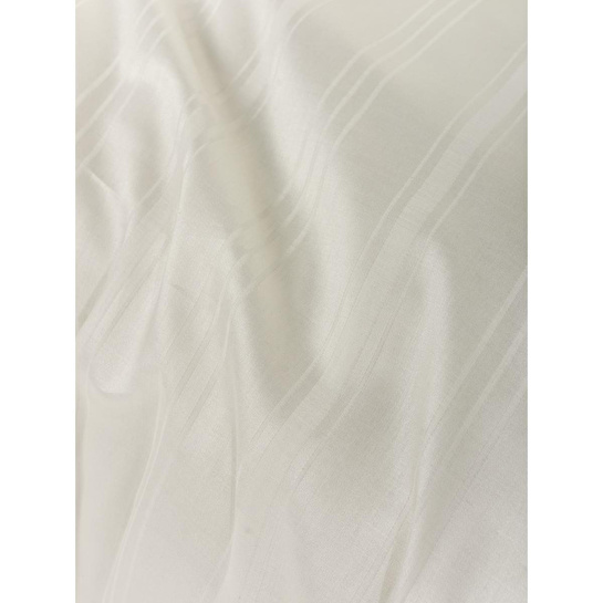 Cotton Box Smart Bambu Saten Çift Kişilik Nevresim Takımı Stripe Ekru