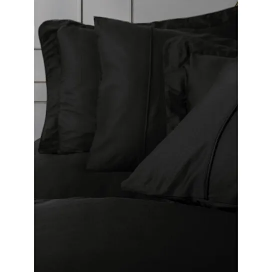 Cotton Box Silky Saten King Size Nevresim Takımı Siyah