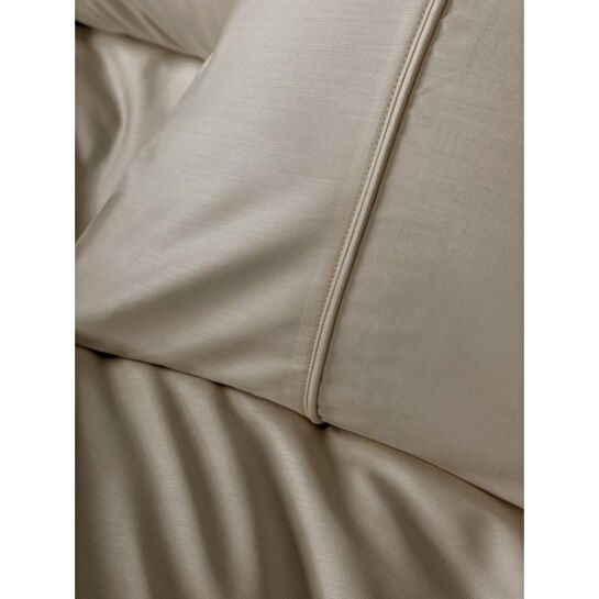 Cotton Box Silky Saten King Size Nevresim Takımı Bej