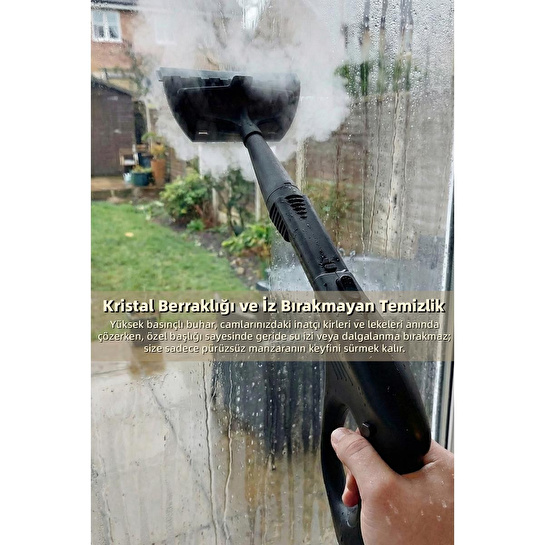 Premier Psc 228 Çok Fonksiyonlu Buharlı Temizlik Makinesi 1200 Ml Geniş Hazne Ve Zengin Aksesuar Seti