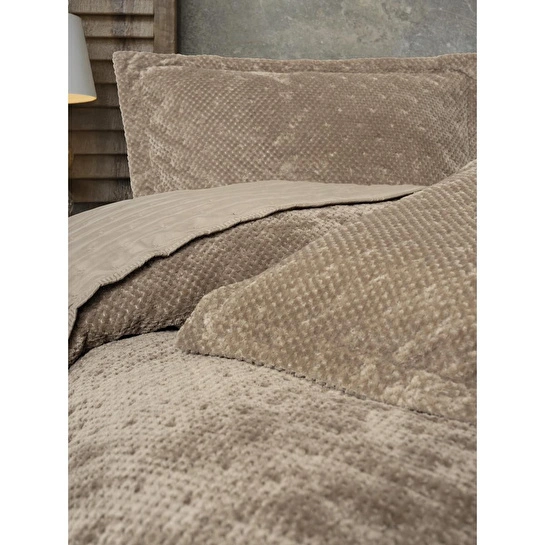 Cotton Box Softnest Çift Kişilik Yatak Örtüsü Boleta Bej