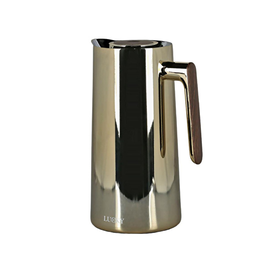 Lucky Art 1l Çelik Gövdeli Karaf Termos Gold