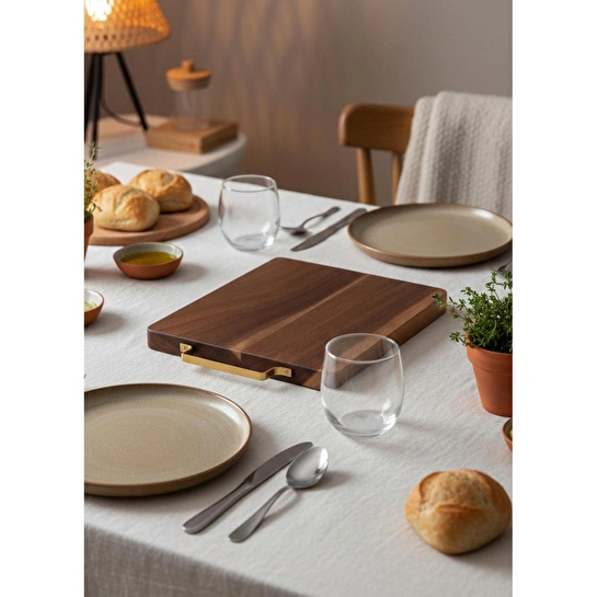 The Mia Natura Akasya Kesme Tahtası 29x22x2 Cm