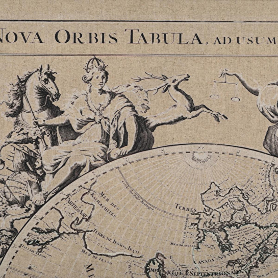 Mudo Home Myth World Çerçeveli̇ Keten Pano 90x120cm