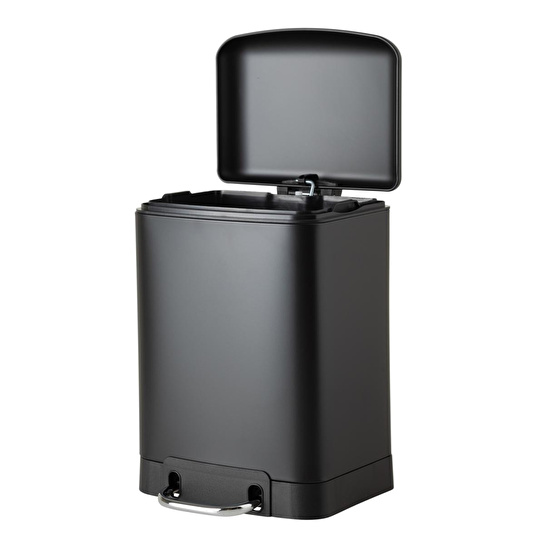 Mudo Home 5five Boho Çöp Kovasi Si̇yah 6 Lt