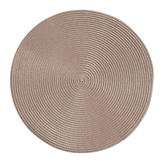 Mudo Home Monomat Yuvarlak Ameri̇kan Servi̇si̇ 38 Cm Taupe