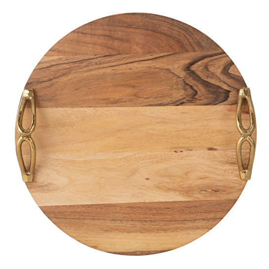 Mudo Home Grove Dekorati̇f Tepsi̇ 33 X 33 Cm