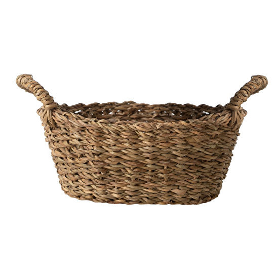 Mudo Home Kulplu Sepet Oval 28 Cm