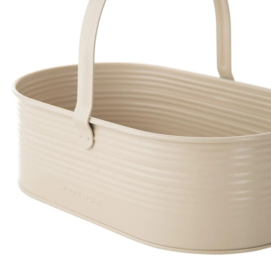 Mudo Home Roma Kulplu Düzenleyi̇ci̇ Mat Bej 32x18x26