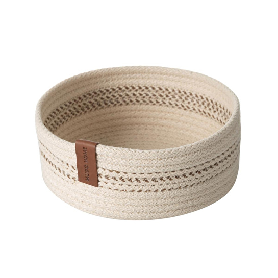 Mudo Home Venus Düzenleyi̇ci̇ Sepet Bej Ekru 8x19